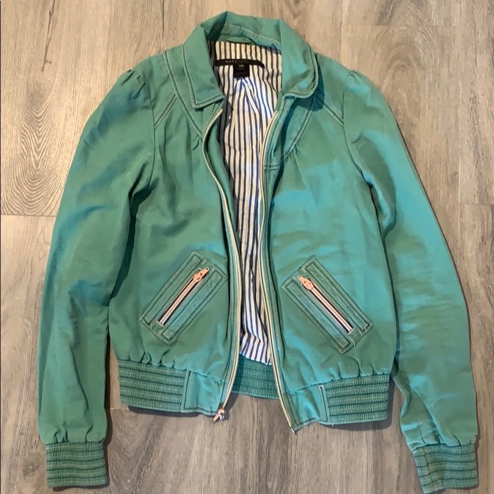 Marc Jacobs teal jacket